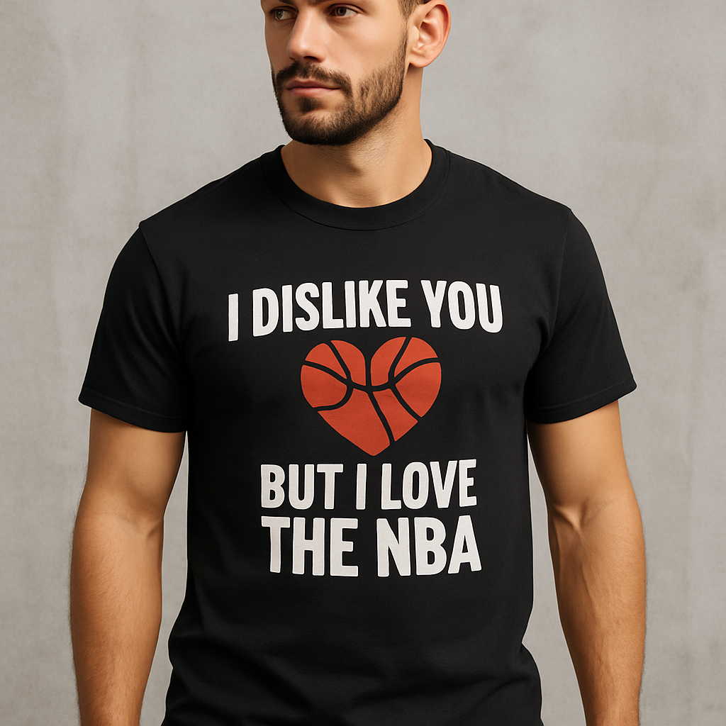I DISLIKE YOU BUT I LOVE THE NBA - Fan Tee
